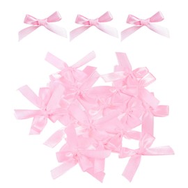 50 4cm Pink Bows, Mini Bows, Bow Decorations, Ribbon Bows, Cute Bows, Can Be Used for DIY Crafts, Gift Decoration, Etc.