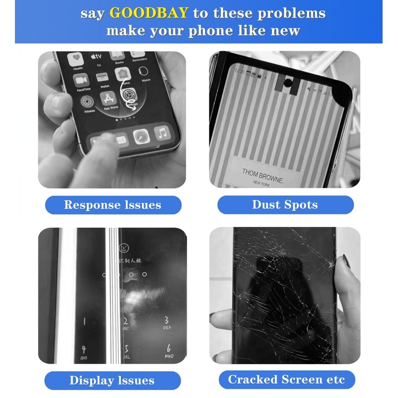 LCD Screen for Black-View A53 6.5" Replacement LCD Display Touch