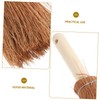 VILLFUL Coconut Bristle Dish Brush Soft Palm Scrubber for Cast