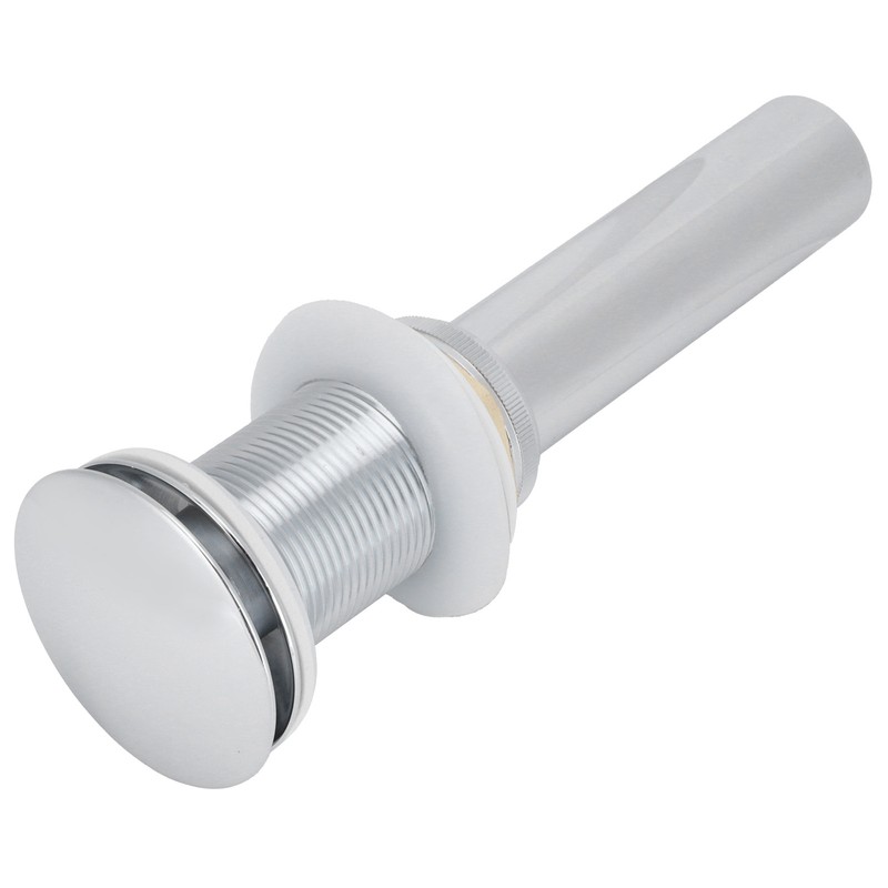 Bathroom Sink Drain Electroplating Popup Wash Basin Drainer Stopper NonOverflow(Popup