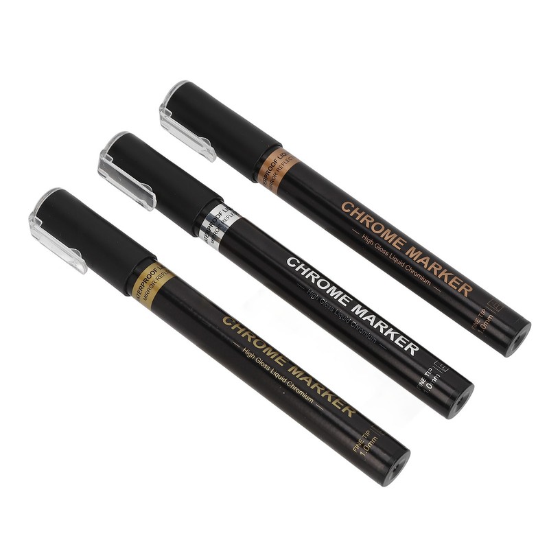 3pcs Nail Art Graffiti Pen Portable Quick Dry Nail Drawing
