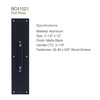 BRINKS Commercial - Commercial 15" Pull Door Plate, Matte Black