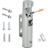 Rondi Wall Mounted Ashtray Stainless Steel for Restaurants, Offices and