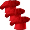 Hyzrz Set of 3 Pack Adult Chef Hat Adult Adjustable