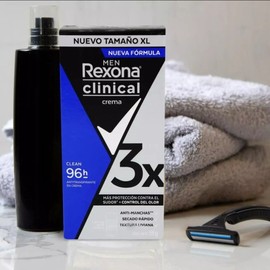 Rexona MEN REXONA CLINICAL CREMA CLEAN DEODORANT 58g 2 PACK