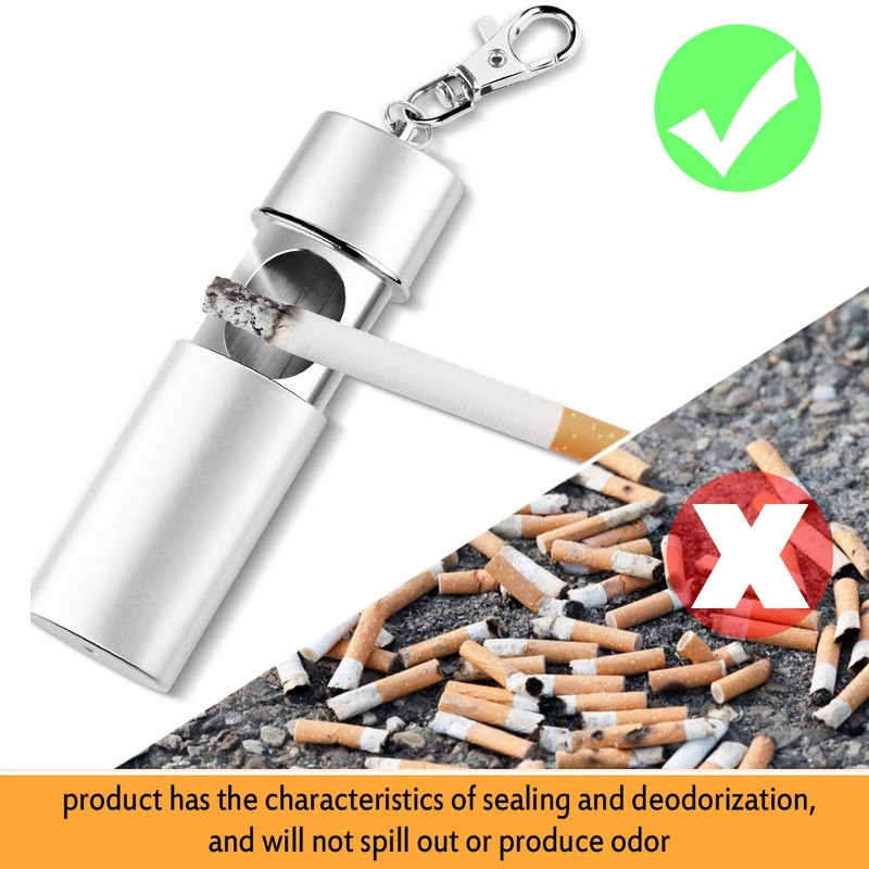 Pocket Ashtray for On the Go Pocket Ashtray Odour-Proof Ashtray