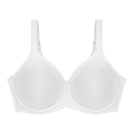 Triumph Women's Modern Soft+Cotton W01 Minimiser Bra, White