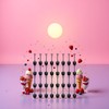 100Pcs Black Plastic Mini Ice Cream Spoons Dessert Shovels Pudding