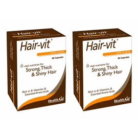 HealthAid Hair-VIT Pack of 2 x 90 Capsules (180 Capsules)