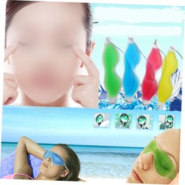 Mikinona Gel Eye Mask 's Ice Therapy for Eye Comfort Natural Pain Management for Restful Sleep Green