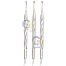 G.S Double Ended Blackhead Remover Acne Pore Pimple COMEDONE Extractor X3