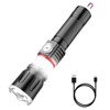 Vnina Tactical Flashlight Rechargeable, High Lumens Led Flashlights Handheld-Magnetic Base,