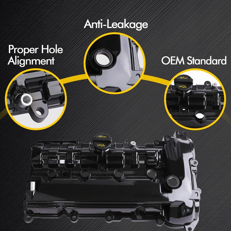 MILIPARTS Upgraded Aluminum Engine Valve Cover Compatible with 2014-2018 Mazda