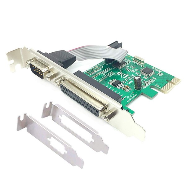 PCIe Combo Serial Parallel Expansion Card PCI Express to Printer