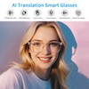 Tulbeys Smart Birlle with AI Translator, Polarized Real-Time Translation Glasses,