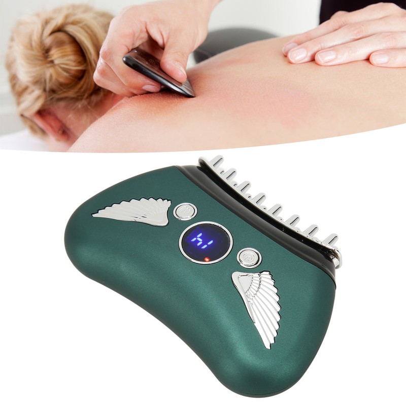 Electric Meridian Brush 16 Levels Hot Compress Microcurrent Rechargeable Sculpting