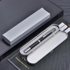 Jinhao 10 Series Press Fountain Pen Wavy Matte Black Chrome