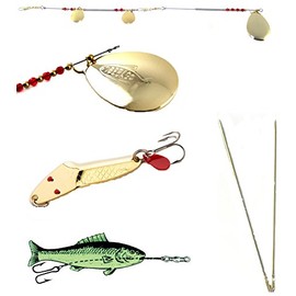 AL's Goldfish Lure Trolling Set - 11 inches (Gold)