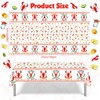 PHOGARY Crawfish Boil Party Supplies - 2pcs Lobster Tablecloth Plastic