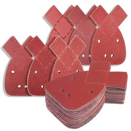 Black Decker Mouse Sanding Discs, 60 Pack Palm Sander Sandpaper Mouse Sanding Sheets Assorted Grits 40/60/80/120/180/240 Compatiable with Black and Decker Detail Hand Sander