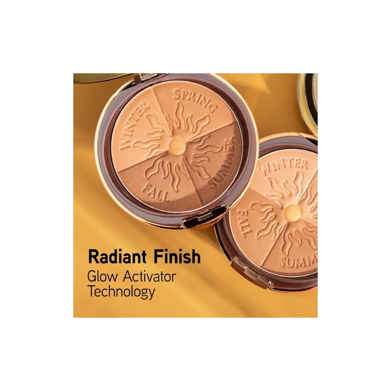 Physicians Formula Bronze Booster Glow-Boosting Season-to-Season Bronzer, Light to Medium,