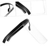 Kisangel 3pcs Adult Protective Eye-wear Visor Cover for Face Nonslip
