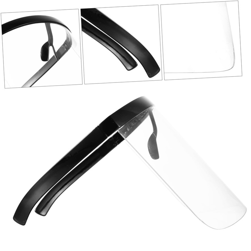 Kisangel 3pcs Adult Protective Eye-wear Visor Cover for Face Nonslip