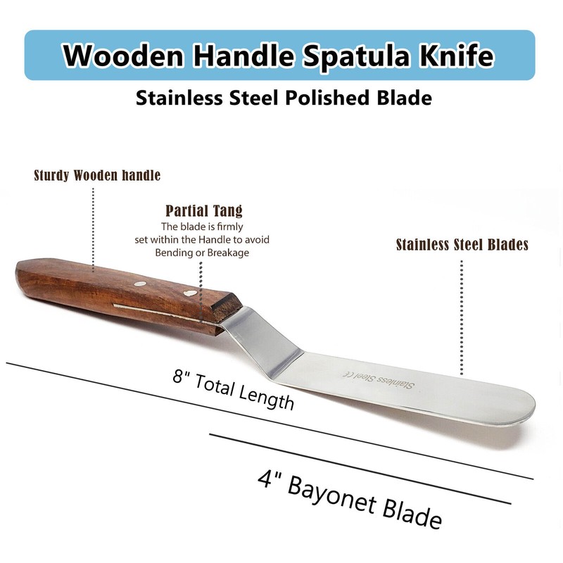 A2Z Scilab 7x Pastry Icing Spatulas Decorating Tools & Garnishing