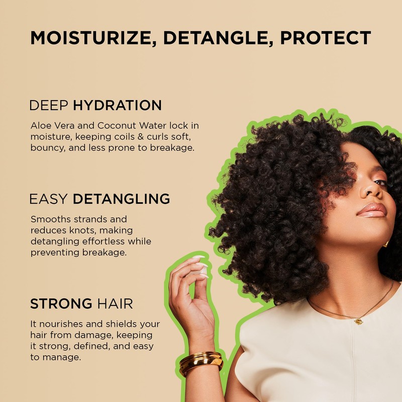 African Pride Moisture Miracle Pre-Shampoo Hair Detangler with Aloe &