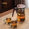 Glass Teapot With Wood Handle - Color: 750ML