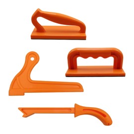 LC LICTOP Safety Push Pad and Push Stick Kit Woodworking Panel Saw Pusher Router Table Saw Push Handle Band Saw Work Shop Machinery Guard Set of 4Pcs Orange