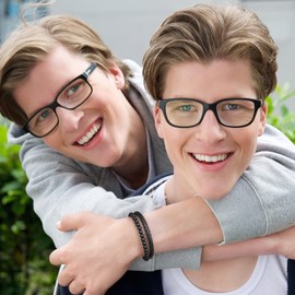 Fathers Day Birthday Gifts for Brother Adult - Mens Bracelet Big Brother Gifts from Sister To My Brothers Bracelet Black Leather Beaded Bracelets for Men Christmas Gift Ideas Birthday Presents