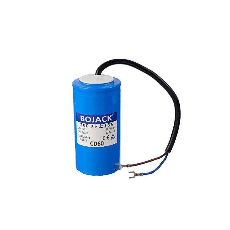 BOJACK 200 uF 250 V AC 200 MFD CD60 Start