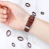 SUPERFINDINGS 14Pcs 7 Sizes Leather Watch Band Keeper Watch Band