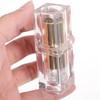 CALLARON Lipstick Tube Transparent Refill Container Plastic Rotating Lipstick Refill
