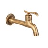 Antique Brass Bathroom Washing Machine Wall Mounted Tap with Handle