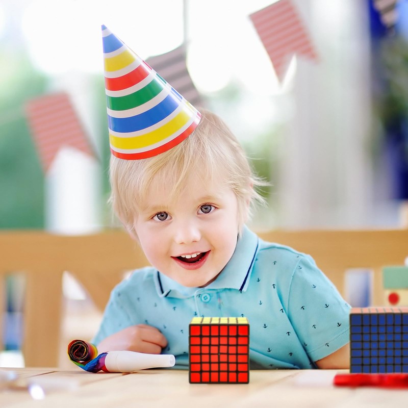 KOSTACHI 6x6 Speed Cube, Professional 6x6x6 Rubik's Cube, Black, 3D