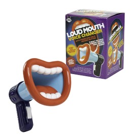 Funtime Gifts 10629 Loudmouth Electronic Voice Changer, Red White and Blue