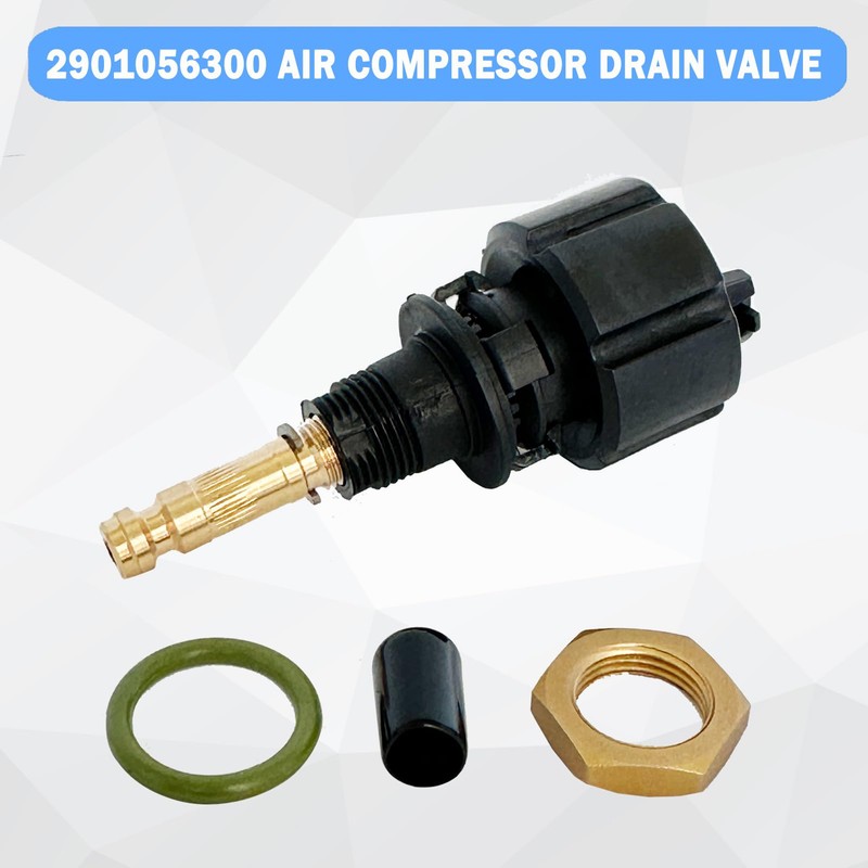 2 Pcs 2901056300 Automatic Drain Valve Kit for Air Compressor
