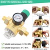 Water Pressure Regulator Brass G3/4 Water Pressure Reducer Valve with