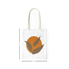 Le Jardin du Lin Printed Shopping Bag, Foldable, Fabric Bag with Two Long Handles, Size: 34 x 40 cm