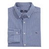 vineyard vines Men's Gingham Stretch Poplin Shirt, Maritime