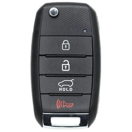Replacement Keyless Entry Remote Flip Key Fob for 2014-2016 Kia Sportage 4 Button Fcc NYODD4TX1306-TFL Part Number 95430-3W350