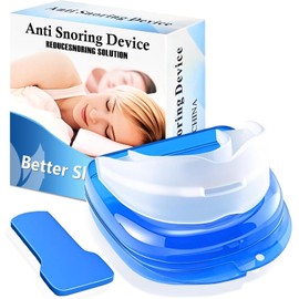 Anti Snore Mouth Guard Anti Snoring Devices Sleep Apnea Mouthpiece Adjustable Snore Stopper Mouth Guard Restful Sleep at Night for Men and Women