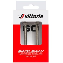 Shimano Vittoria Tubeless Valve Tubeless Tubes for Bicycles, Adults, Unisex, Multicoloured, One Size