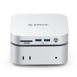 ORICO Minimata 1TB Storage & Docking Station, External SSD Expansion for Mac mini M4, up to 1000MB/s, USB3.2/SD/TF/Audio Ports, Seamless Design - M4Max