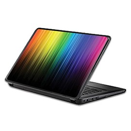 Universal 13" Laptop Skin - Rainbow Streaks | Protective, Durable, and Unique Vinyl Decal wrap Cover | Easy to Apply, Remove, and Change Styles | Made in The USA