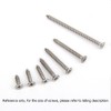 500X NUZAMAS 6G*25 304 Stainless Steel Self-Tapping Screws Cross Flat