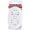 Fackelmann Seifenigel TECNO, Seifenschale aus Kunststoff, Seifenablage mit Abtropflöchern (Farbe: