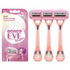 Dorco Women's Eve Moisture Body Razor, 3 pack, 1 piece / 도루코 여성용 이브 모이스쳐 바디 면도기, 3개입, 1개
